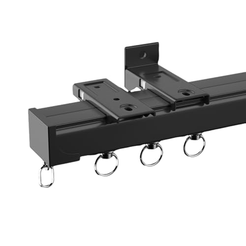 Silent 4m Gardinenschienensystem mit Rollen Decken- oder Wandmontage Vorhangstange Raumteiler Duschvorhangschiene komplettes Deckenschienen-Set Einfache Installation Silent 4m Gardinenschienensystem mit Rollen Decken- oder Wandmontage Vorhangstange Raumteiler Duschvorhangschiene komplettes Deckenschienen-Set Einfache Installation von Generisch