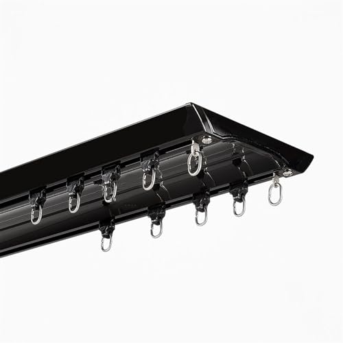 Silent Wheel Curtain Track System Double Rail Adjustable Length for Easy Installation Ideal for Hospitals, Theater, Showers, Attics, and Dressing Rooms Silent Wheel Curtain Track System Double Rail Adjustable Length for Easy Installation Ideal for Hospitals, Theater, Showers, Attics, and Dressing Rooms von Generisch