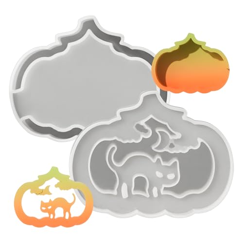 Silicone Kürbisform | Halloween Kürbis Formen Silikon Bastelbedarf,Wiederverwendbare Kerzenformer Für Ton Fondant Gips Urlaub Tisch Theke Küche Kamin Fensterdekoration Silicone Kürbisform | Halloween Kürbis Formen Silikon Bastelbedarf,Wiederverwendbare Kerzenformer Für Ton Fondant Gips Urlaub Tisch Theke Küche Kamin Fensterdekoration von Generisch