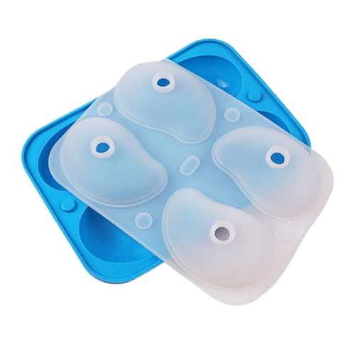 Silicone Mousseform | 3D Schokoladenform Selbstgemacht Mangoform,Kuchenform 4 Fächer für Pudding Schokolade Hausbäcker von Generisch