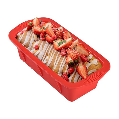 Silikon-Brot-Kastenform | Antihaft-Brotbackform | Rechteckiges Backzubehör, hochtemperaturbeständige Silikonform für Nachmittagstee-Snacks Silikon-Brot-Kastenform | Antihaft-Brotbackform | Rechteckiges Backzubehör, hochtemperaturbeständige Silikonform für Nachmittagstee-Snacks von Generisch