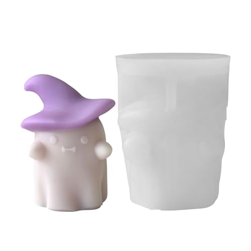 Silikon-Kerzenform, Halloween-Geister-Kürbis-Kerze, 3D-Raum-Aromatherapie-Form, DIY-Kürbis-Kerzenstab-Werkzeug von Generisch