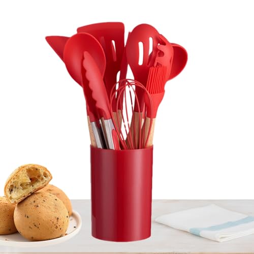 Silikon-Kochutensilien-Set – Silikon-Kochutensilien, Küchenutensilien-Sets | Silikon-Utensilien-Set mit Aufbewahrungseimer, antihaftbeschichtete Utensilien in Lebensmittelqualität zum Kochen, Backen Silikon-Kochutensilien-Set – Silikon-Kochutensilien, Küchenutensilien-Sets | Silikon-Utensilien-Set mit Aufbewahrungseimer, antihaftbeschichtete Utensilien in Lebensmittelqualität zum Kochen, Backen von Generisch