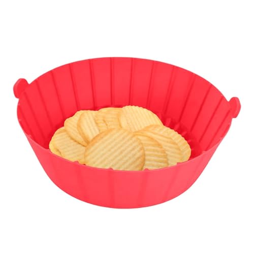 Silikon-Luftfritteusen-Einlagen – Silikon-Luftfritteusenkorb | wiederverwendbare Luftfritteusen-Einsätze mit erhöhten Ölführungslinien, einfache Reinigung, antihaftbeschichtete Silikon-Backformen für Silikon-Luftfritteusen-Einlagen – Silikon-Luftfritteusenkorb | wiederverwendbare Luftfritteusen-Einsätze mit erhöhten Ölführungslinien, einfache Reinigung, antihaftbeschichtete Silikon-Backformen für von Generisch