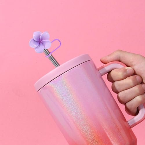 Silikon-Trinkhalm-Abdeckung für Stanley Cup 40 & 850 ml Zubehör, 10 mm süße Blumen-Strohhalm-Abdeckkappe für 1,2 l Trinkgläser, wiederverwendbare Strohhalm-Aufsatz für Trinkgläser, 1 Stück Silikon-Trinkhalm-Abdeckung für Stanley Cup 40 & 850 ml Zubehör, 10 mm süße Blumen-Strohhalm-Abdeckkappe für 1,2 l Trinkgläser, wiederverwendbare Strohhalm-Aufsatz für Trinkgläser, 1 Stück von Generisch