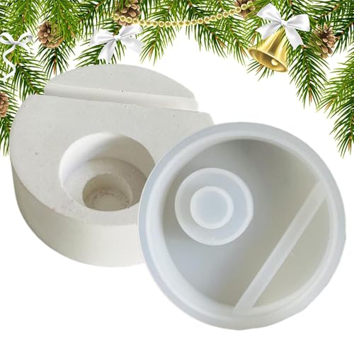 Silikon-Weihnachtsbaumform, Weihnachtsbaumform für Ton|Weihnachts-Teelicht-Kerzenhalter - Silikon-Gipsformen, Harz-Kerzenhalter-Form, Zement-Ornament-Form, Epoxid-Gussformen für Heimdekoration Silikon-Weihnachtsbaumform, Weihnachtsbaumform für Ton|Weihnachts-Teelicht-Kerzenhalter - Silikon-Gipsformen, Harz-Kerzenhalter-Form, Zement-Ornament-Form, Epoxid-Gussformen für Heimdekoration von Generisch