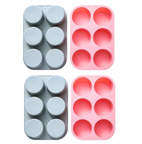 SilikonForm 4 Stück Prototyp Silikon Backform Kuchen Kuchen Handgemachte Seife Schokolade FormBlau Rosa SilikonForm 4 Stück Prototyp Silikon Backform Kuchen Kuchen Handgemachte Seife Schokolade FormBlau Rosa von Generisch