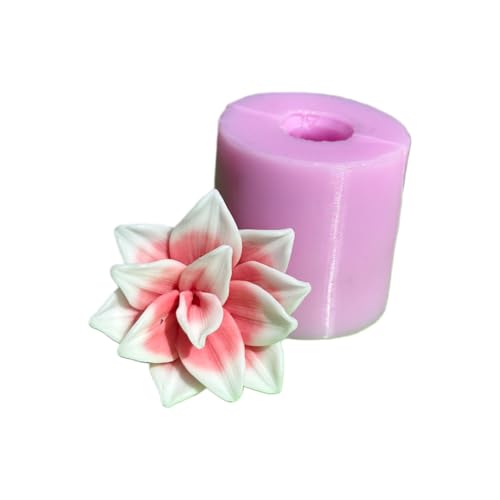 Silikonform 3D Mold Gießrform Blume Seifenhestellung Kerzenherstellung Blume 52 von Generisch
