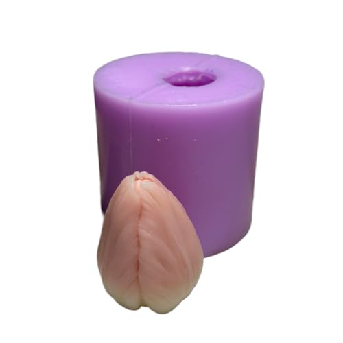 Silikonform 3D Mold Gießrform Blume Seifenhestellung Kerzenherstellung Tulpe 3 von Generisch