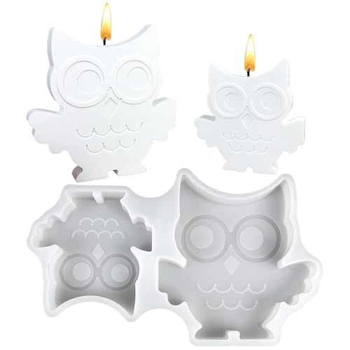 Silikonform Eule Gießform Für Gips Und Harz,Detaillierte Tierform Für Herbst- Und Halloween-Dekoration, Handmade Crafting Silikonform Eule Gießform Für Gips Und Harz,Detaillierte Tierform Für Herbst- Und Halloween-Dekoration, Handmade Crafting von Generisch