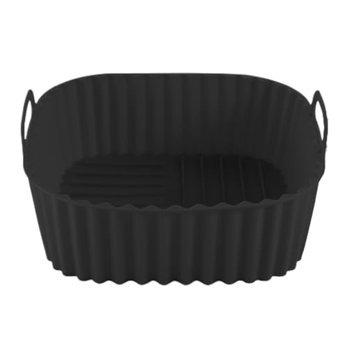 Silikonform Für Heißluftfritteuse- Wiederverwendbar Silikon Backform Pot Zubehör, Airfryer Silikonform | Antihaft-Backblech Küchengeschirr Zum Backen Von Kuchen Pizza von Generisch