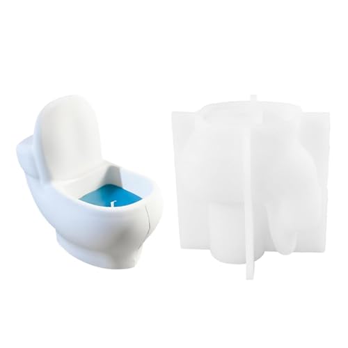 Silikonform für Kaktus- , Kerzenhalter, WC-Form, Pflanzgefäß, Zement, Kunst, Handwerk, Blumentopf, Kerze, Tasse von Generisch
