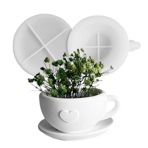 Silikonform für Kerzen, Kaffeetassen, Teetassen, Harzgussform, Silikonformen für Kerzen, Sukkulenten, Gießform für Heimdekoration, Epoxidformen zum Basteln, Silikonform für Silikonform für Kerzen, Kaffeetassen, Teetassen, Harzgussform, Silikonformen für Kerzen, Sukkulenten, Gießform für Heimdekoration, Epoxidformen zum Basteln, Silikonform für von Generisch
