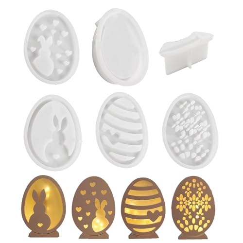 Silikonformen - Formen Für Osterseife Aus Silikon | Formen Für Kunsthandwerk, Osterschmuck Silikonform Epoxidharz Form Zum Gießen Aus Gips Heimdekoration Ornamente von Generisch