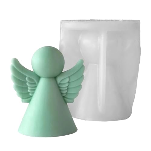 Silikonformen Für Seife,3D Engel Aromatherapie Duftkerzen Gießform | Einfache Entformung Bastelhilfe Für Schokolade Ton Seife Muffin Dessert Silikonformen Für Seife,3D Engel Aromatherapie Duftkerzen Gießform | Einfache Entformung Bastelhilfe Für Schokolade Ton Seife Muffin Dessert von Generisch