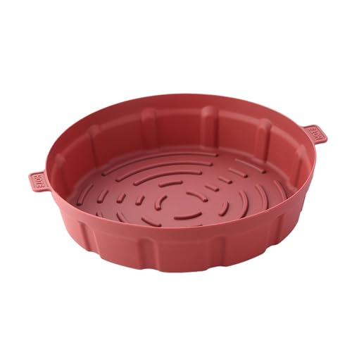 Silikonmatte für Luftfritteusen - Silikon -Rundluft -Fritteuse -Backblock - Anti -Scenening -Griff Backvorgänge für Ofen, Mikrowellen Luftbraten, die hohe Temperaturen ohne Kleben oder Kleben stan Silikonmatte für Luftfritteusen - Silikon -Rundluft -Fritteuse -Backblock - Anti -Scenening -Griff Backvorgänge für Ofen, Mikrowellen Luftbraten, die hohe Temperaturen ohne Kleben oder Kleben stan von Generisch