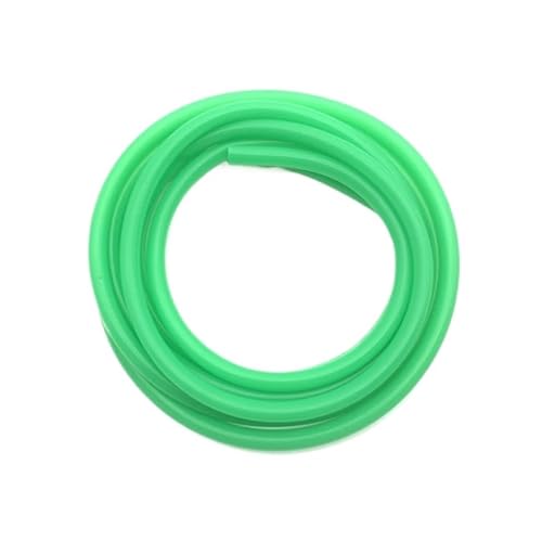 Silikonschlauch 5 Meter Innendurchmesser 2 3 4 5 6 7 8 9 10 12 mm Gummischlauch Schlauch für Trinkwasser Wasseranschluss (Grün, 5 METER_OD 8XID 6MM) von Generisch