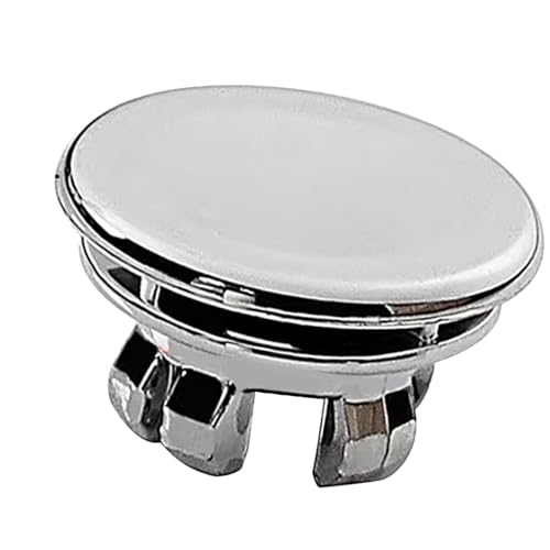 Sinküberlaufring - Beckenüberlaufeinsatz, Waschbecken -Lochabdeckung, Verchromtes Sinkzubehör, Doppelschichtüberlaufschutz | Dekorative Abdeckkappe Für Badezimmer Eitelkeit Und Küchenspülen Sinküberlaufring - Beckenüberlaufeinsatz, Waschbecken -Lochabdeckung, Verchromtes Sinkzubehör, Doppelschichtüberlaufschutz | Dekorative Abdeckkappe Für Badezimmer Eitelkeit Und Küchenspülen von Generisch