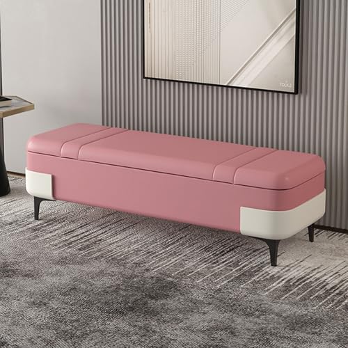 Sitzbank mit Stauraum, PU-Leder, Polsterhocker mit großem Stauraum, ideal für Wohnzimmer, Eingangsbereich und Schlafzimmer Sitzbank mit Stauraum, PU-Leder, Polsterhocker mit großem Stauraum, ideal für Wohnzimmer, Eingangsbereich und Schlafzimmer von Generisch