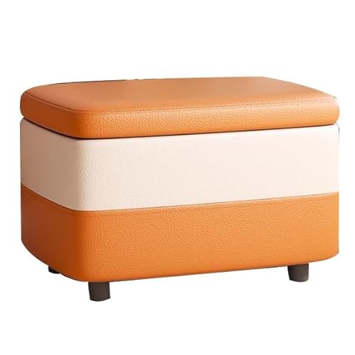 Sitzbank mit Stauraum Ottomane mit Stauraum 40 cm Eingangsbank unterstützt 90 kg für Wohnzimmer Schlafzimmer Eingangsbereich von Generisch