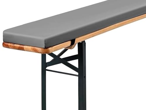 Sitzkissen für Gartenstühle mit hoher Rückenlehne, 150 x 25 x 5 cm, hochdichter Schaumstoff, rutschfest, waschbar, für Terrasse, Esszimmer, Sofa und Bank Sitzkissen für Gartenstühle mit hoher Rückenlehne, 150 x 25 x 5 cm, hochdichter Schaumstoff, rutschfest, waschbar, für Terrasse, Esszimmer, Sofa und Bank von Generisch