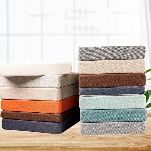 Sitzkissen für Sessel, extra dick, 12 cm, luxuriöses Schaumstoff-Sitzpolster für ältere Menschen, postoperative, Schwangerschaft, festes und bequemes quadratisches Stuhlkissen Sitzkissen für Sessel, extra dick, 12 cm, luxuriöses Schaumstoff-Sitzpolster für ältere Menschen, postoperative, Schwangerschaft, festes und bequemes quadratisches Stuhlkissen von Generisch