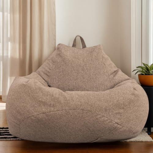 Sitzsack-Bezüge – weicher dehnbarer waschbarer Reißverschluss verdickter Stoff für Wohnzimmer und Büro – geeignet für Erwachsene und Jugendliche, moderner Stil Sitzsack-Bezüge – weicher dehnbarer waschbarer Reißverschluss verdickter Stoff für Wohnzimmer und Büro – geeignet für Erwachsene und Jugendliche, moderner Stil von Generisch