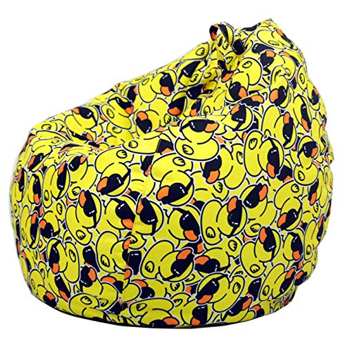 Sitzsack-Bezug, weiche Baumwoll-Leinen-Aufbewahrung für Stofftiere, bequem für Kinder und Erwachsene, kein Füllstoff, vielseitiges und langlebiges Design von Generisch