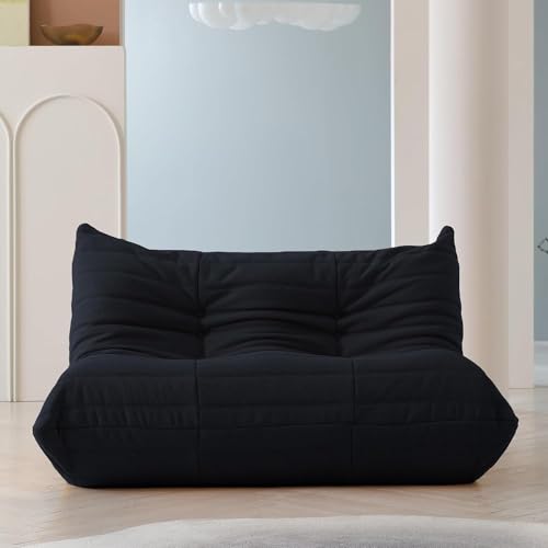 Sitzsack-Couch – gemütlicher Teddy-Samtstoff, 2-Sitzer-Lounge-Sessel für Wohnzimmer, Schlafzimmer, Salon oder Büro Sitzsack-Couch – gemütlicher Teddy-Samtstoff, 2-Sitzer-Lounge-Sessel für Wohnzimmer, Schlafzimmer, Salon oder Büro von Generisch