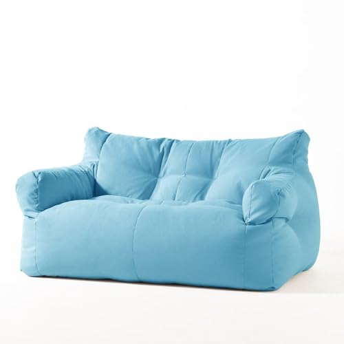 Sitzsack-Sessel Lazy Double Sofa Sitzsack Stuhl - Modernes Schlichtes Design für Wohnzimmer, Balkon & Freizeiträume (unbefüllt) - Bequeme & Stilvolle Möbel von Generisch