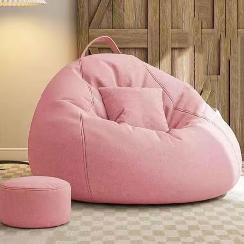 Sitzsack-Stuhl, Oversize-Sitzsack für Erwachsene, mit hochfederndem Memory-Schaum, faules Sofa mit Fußhocker, bequemer Stuhl, Sitzsack, Couch, Lounge, Sofa, Sitzsack, Stühle für Teenager mit Füllstoff Sitzsack-Stuhl, Oversize-Sitzsack für Erwachsene, mit hochfederndem Memory-Schaum, faules Sofa mit Fußhocker, bequemer Stuhl, Sitzsack, Couch, Lounge, Sofa, Sitzsack, Stühle für Teenager mit Füllstoff von Generisch