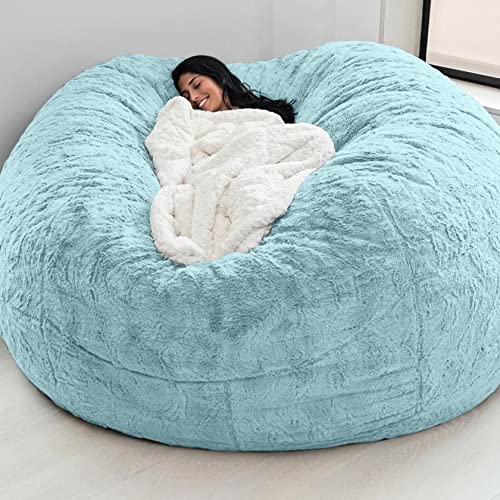 Sitzsack-Stuhl – bequemer Fellbezug für Erwachsene für übergroßes, flauschiges Sofa im Schlafzimmer oder Wohnzimmer – kein Füllstoff im Lieferumfang enthalten Sitzsack-Stuhl – bequemer Fellbezug für Erwachsene für übergroßes, flauschiges Sofa im Schlafzimmer oder Wohnzimmer – kein Füllstoff im Lieferumfang enthalten von Generisch