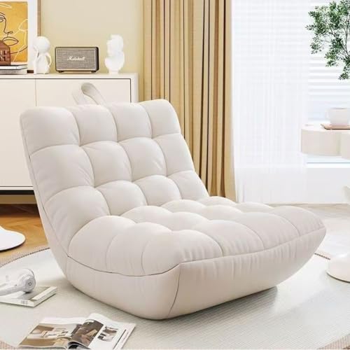 Sitzsack-Stuhl für Erwachsene – Leder-Memory-Schaum mit Rückenstütze – riesiges faules Sofa für Schlafzimmer, Wohnheim, Büro von Generisch
