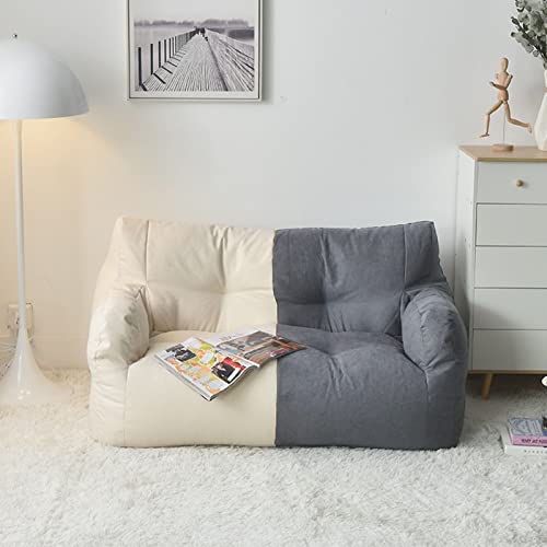 Sitzsack-Stuhlbezug, hohe Rückenlehne, faules Sofa für 2 Personen, Erwachsenenliege für Wohnzimmer und Schlafzimmer Sitzsack-Stuhlbezug, hohe Rückenlehne, faules Sofa für 2 Personen, Erwachsenenliege für Wohnzimmer und Schlafzimmer von Generisch