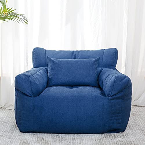 Sitzsack-Stuhlbezug, ultraweicher Teddy-Stoff, bequemer Freizeit-Sofa-Stuhl für Schlafzimmer und Wohnzimmer von Generisch
