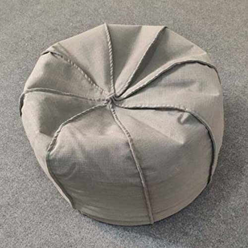 Sitzsack-Stuhlbezug – waschbares, weiches Baumwollleinen – große Größe zur Aufbewahrung von Spielzeug – ideal für Kinder und Erwachsene – Plüsch-Design von Generisch