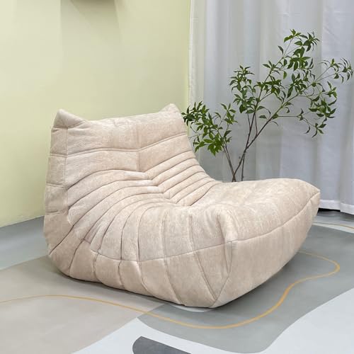 Sitzsack aus Chenille-Stoff mit hochdichtem Schaumstoff für ultimativen Komfort, perfekt für Wohnzimmer, Schlafzimmer oder Büro Sitzsack aus Chenille-Stoff mit hochdichtem Schaumstoff für ultimativen Komfort, perfekt für Wohnzimmer, Schlafzimmer oder Büro von Generisch