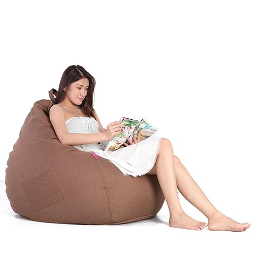 Sitzsack mit Rückenlehne – ungefüllt – ideal für Entspannung und Komfort, L-90 x 100 cm von Generisch