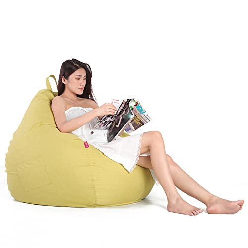 Sitzsack mit Rückenlehne – ungefüllt – ideal für Entspannung und Komfort, L-90 x 100 cm von Generisch