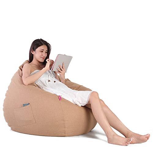 Sitzsack mit Rückenlehne – ungefüllt – ideal für Entspannung und Komfort, L-90 x 100 cm von Generisch