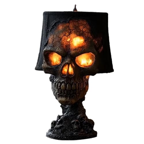 Skelett Lampe | Halloween Schädel Licht | Gotische USB Tischlampe Mit Totenkopf Harz | Deko Nachtlicht Für Schlafzimmer Schreibtisch Party Zimmer Wohnaccessoire Grusel Dekoartikel Skelett Lampe | Halloween Schädel Licht | Gotische USB Tischlampe Mit Totenkopf Harz | Deko Nachtlicht Für Schlafzimmer Schreibtisch Party Zimmer Wohnaccessoire Grusel Dekoartikel von Generisch