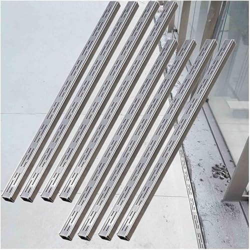 Slimline Ablaufrinnen-Set aus Edelstahl mit Rosten – langlebig, korrosionsbeständig für effizienten Wasserablauf in Pools, Küche, Bad Slimline Ablaufrinnen-Set aus Edelstahl mit Rosten – langlebig, korrosionsbeständig für effizienten Wasserablauf in Pools, Küche, Bad von Generisch