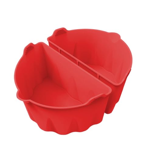 Slow Cooker Liners, Reusable Silicone Divider Set, 6-8 Qt Insert 21.7x14x11cm, Dishwasher-Safe Cookware for Cooking Potatoes, Shrimp and Fish, Food grade silicone von Generisch