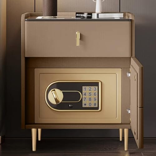 Smart-Nachttisch mit Schublade und USB-Anschluss, multifunktionaler LED-Nachttisch mit 3 farbigen LEDs für Schlafzimmer Smart-Nachttisch mit Schublade und USB-Anschluss, multifunktionaler LED-Nachttisch mit 3 farbigen LEDs für Schlafzimmer von Generisch