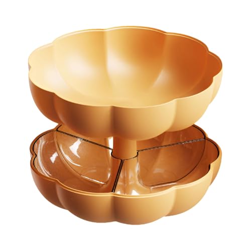 -Snack-Halter, abnehmbare -Servierschale mit Deckel, geteilter -Süßigkeiten-Behälter für Thanksgiving, und Halloween, Multi-Fächer-Snack- und Süßigkeitentablett für Partys -Snack-Halter, abnehmbare -Servierschale mit Deckel, geteilter -Süßigkeiten-Behälter für Thanksgiving, und Halloween, Multi-Fächer-Snack- und Süßigkeitentablett für Partys von Generisch