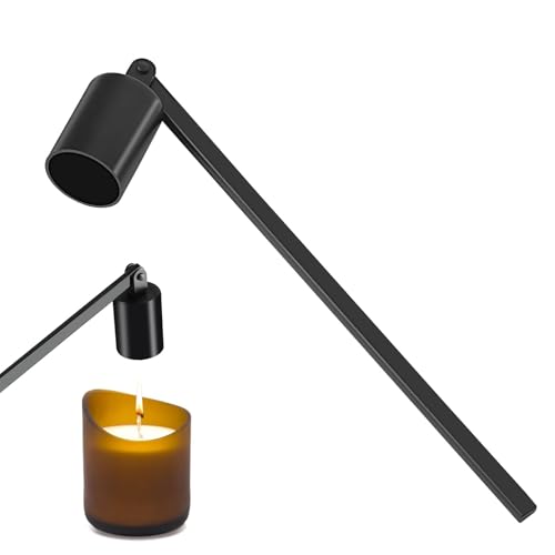 Snuffer Kerze im Glockenstil - Extinguisher Flame Werkzeug, langfristiger Tanuffingkegel | Rauchfreie Kerze sicher Gerät, eleganter Feuerlöscher aus poliertem Edelstahl c von Generisch