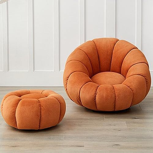 Sofa Wollstoff Luxus Akzent Lounge Stuhl 2-teiliges Set - Komfortables Einzelsitzer-Design für Wohnzimmer-Dekor, moderner und eleganter Stil von Generisch