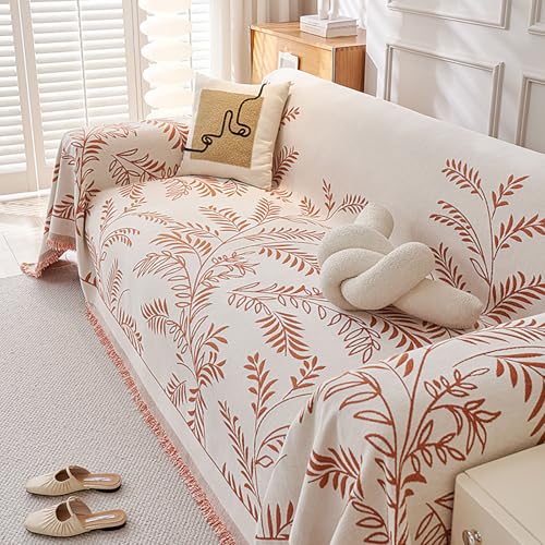 Sofabezug mit Quasten – waschbarer, wendbarer Möbelschutz für Haustiere – vielseitiger Überwurf für alle Jahreszeiten von Generisch