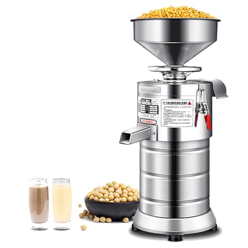 Sojamilchmaschine, 1100 W automatischer Sojabohnenbereiter, 60 kg/h Fruchtfleischtrennung, Edelstahl-Kaffeemahlmaschine Sojamilchmaschine, 1100 W automatischer Sojabohnenbereiter, 60 kg/h Fruchtfleischtrennung, Edelstahl-Kaffeemahlmaschine von Generisch