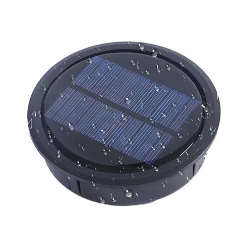 Solar Laterne Ersatz Top - LED Solarleuchte Ersatzabdeckung, Solarlicht Zubehör | Automatisch Ein/Aus Wetterbeständig Solar Laterne Top, Quick Fix Solarlicht Deckel für Laternen, Weg von Generisch